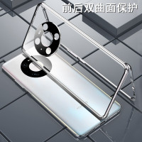 ZNNCO 适用华为mate40pro手机壳 mate40保护套5G双面玻璃金属磁吸边框防摔硬壳男女款丨360°全包防护