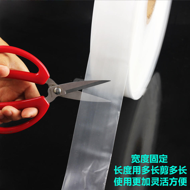 欧时佳 包装直通袋 宽18mm,双面厚20丝,100米 1卷高清大图