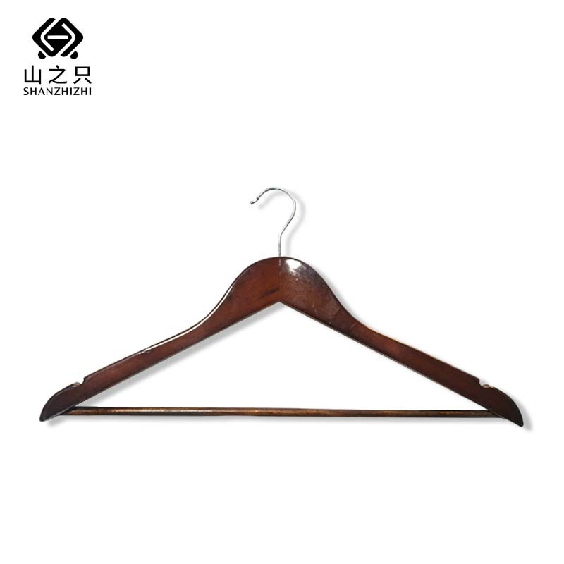 山之只 实木衣架 44cm 10个/组