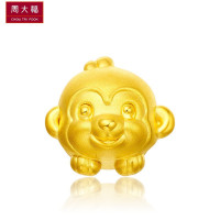 周大福FOLLOW十二生肖转运珠黄金饰品吊坠R18102-R18113定价