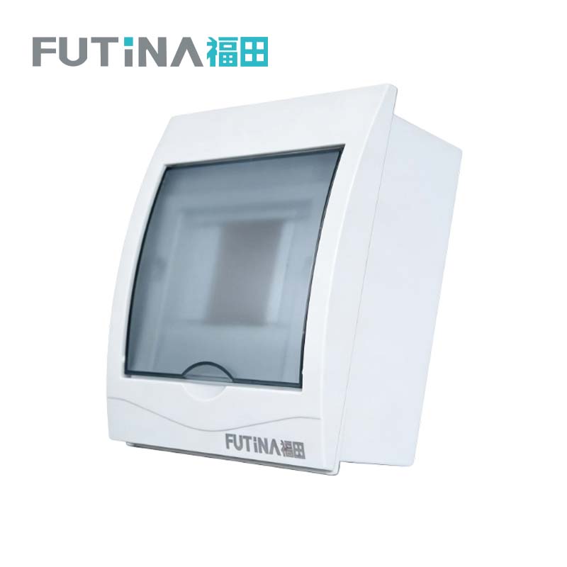 福田 全塑配电箱明暗装通用空开盒 2-4位 个高清大图