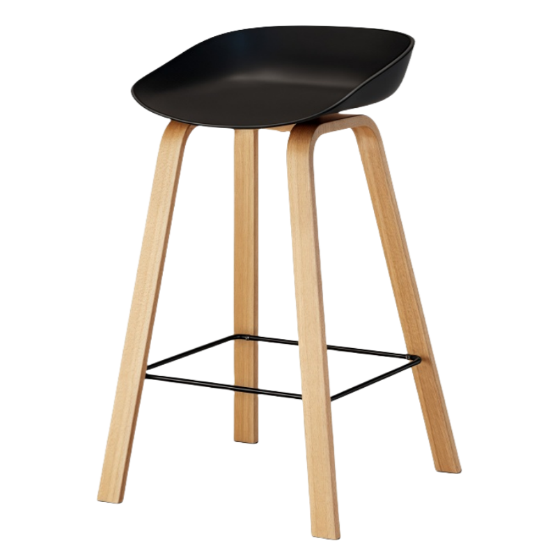 晨磊 高脚凳 75*48*48cm(黑色) 把高清大图