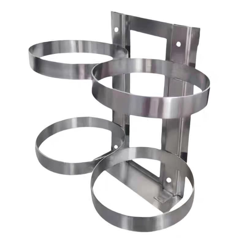 鑫睿辉 不锈钢灭火器固定架 双挂5kg 个