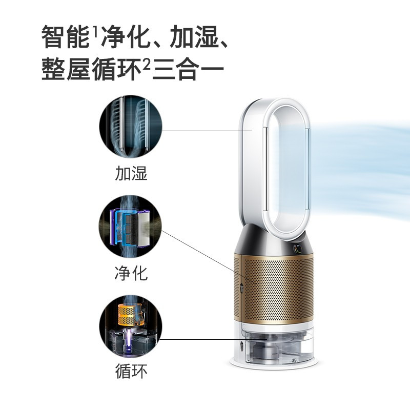 戴森加湿净化器PH02黑金