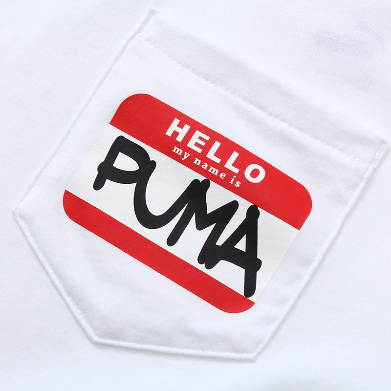 彪马PUMA男运动休闲短袖T恤85313402L85313402彪马白高清大图
