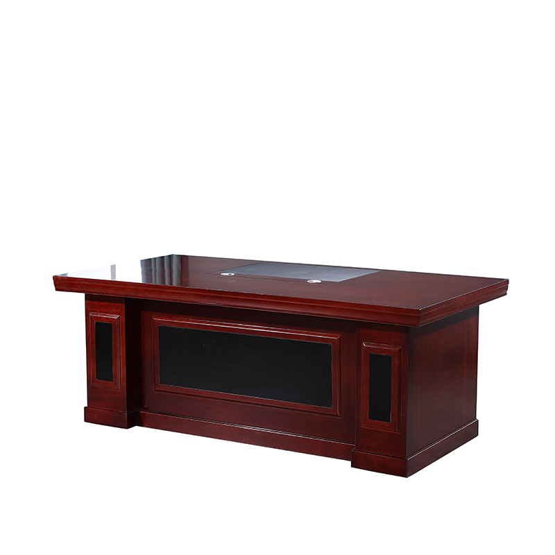 金扎特老板桌总裁桌老板台大班台老板桌经理桌主管桌简约中式单人 1.8米班台(含副柜、小柜)高清大图