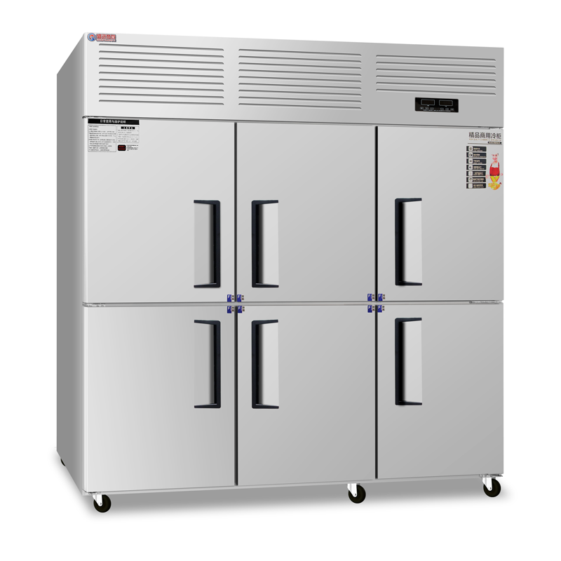 商用豪华立式冷风柜 六门冷柜