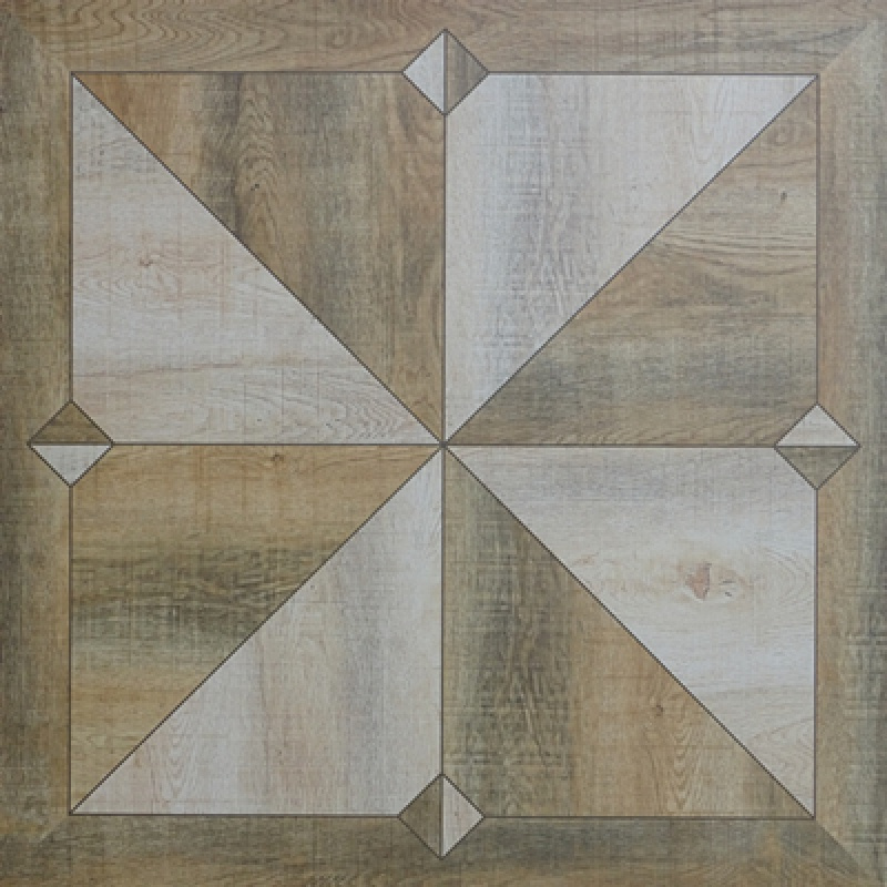 民国风美式仿古拼花木纹砖复古地砖客厅卧室600防滑壹德壹