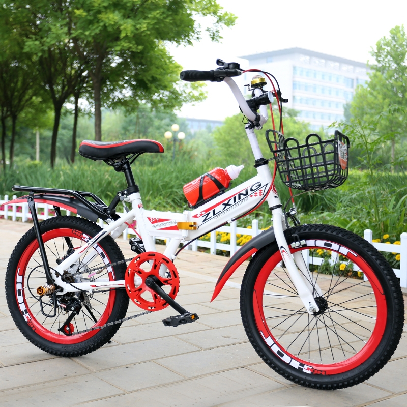 魅扣折叠儿童山地自行车67891012岁15中大童女男孩20寸小学生变速