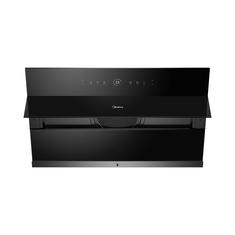 美的(Midea)烟灶套装F6116+Q20-M 21立方大吸力挥手自清洁侧吸式油烟机 4.5KW火力灶一级能效烟灶套装