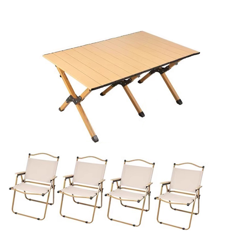 翼澜 户外桌椅 4椅 套高清大图