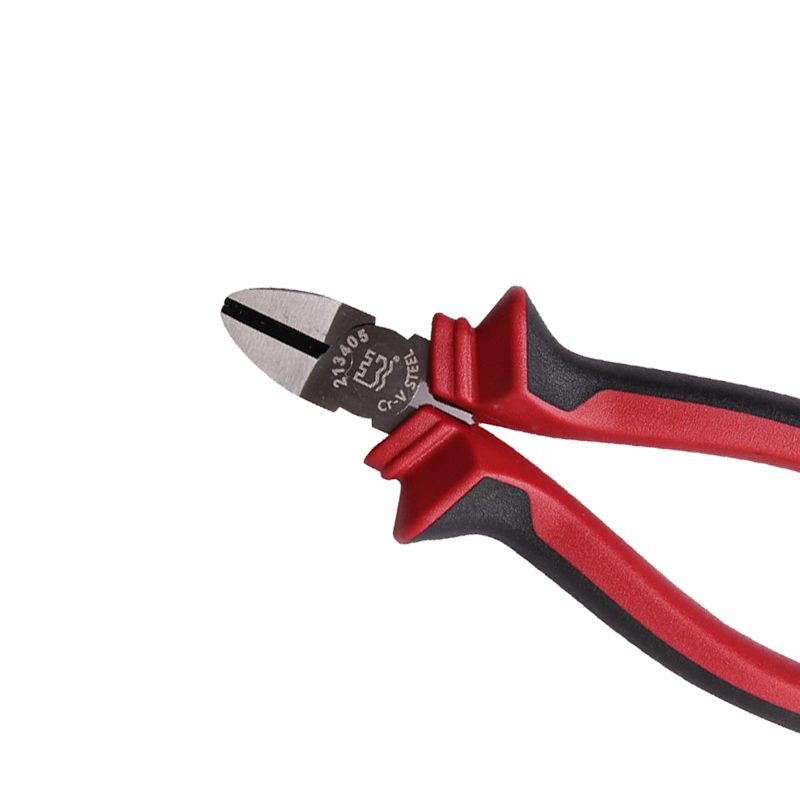 长城精工 6英寸工业级德式双色柄斜嘴钳 偏口钳剪线钳 150mm 213406 1把高清大图
