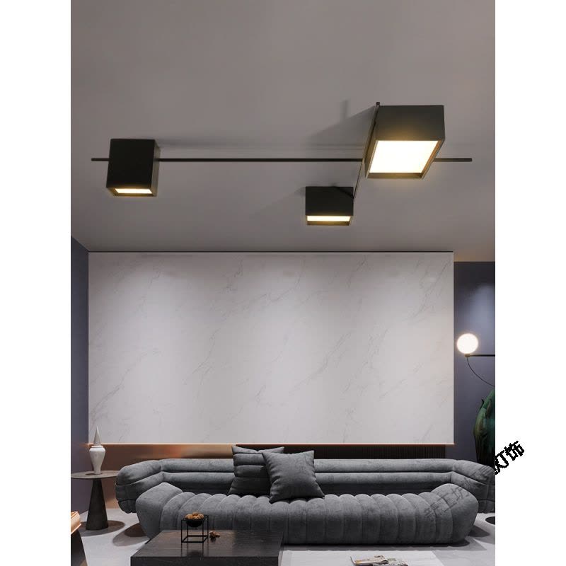 苏宁放心购 无主灯设计照明客厅灯简约现代大气家用吸顶灯具北欧创意卧室灯饰图片