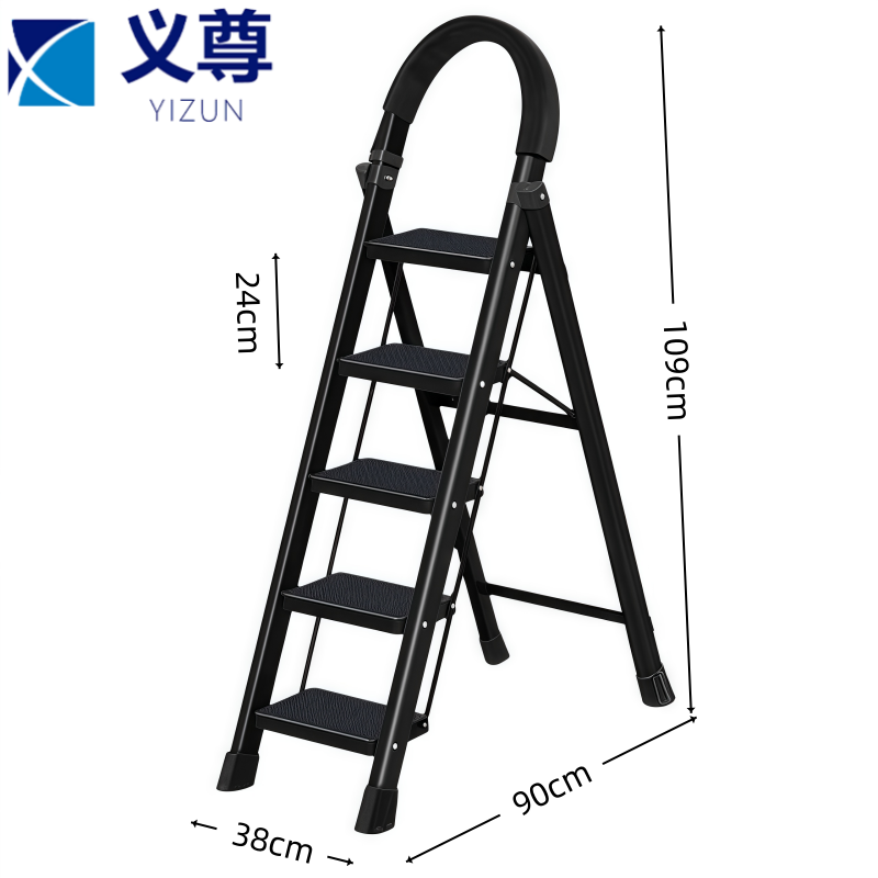 义尊 家用折叠梯 109cm 个高清大图