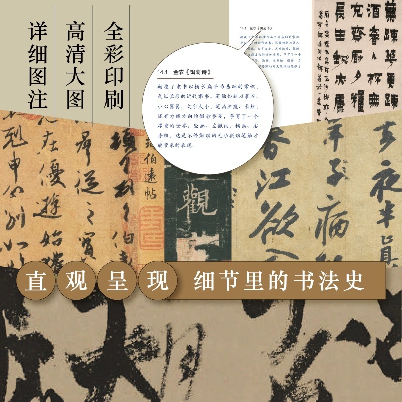 [醉染正版]XS正版新书 写给大家的中国书法史 石川九杨著 傅彦瑶译 75位书法名家的200多幅经典书法作品 贯穿350高清大图