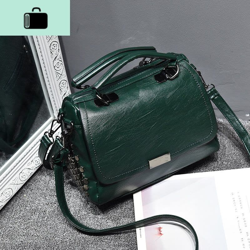 女士包包2020新款手提包单肩包斜挎包软包时尚百搭小包包三种配带NEW LAKE女士单肩包图片