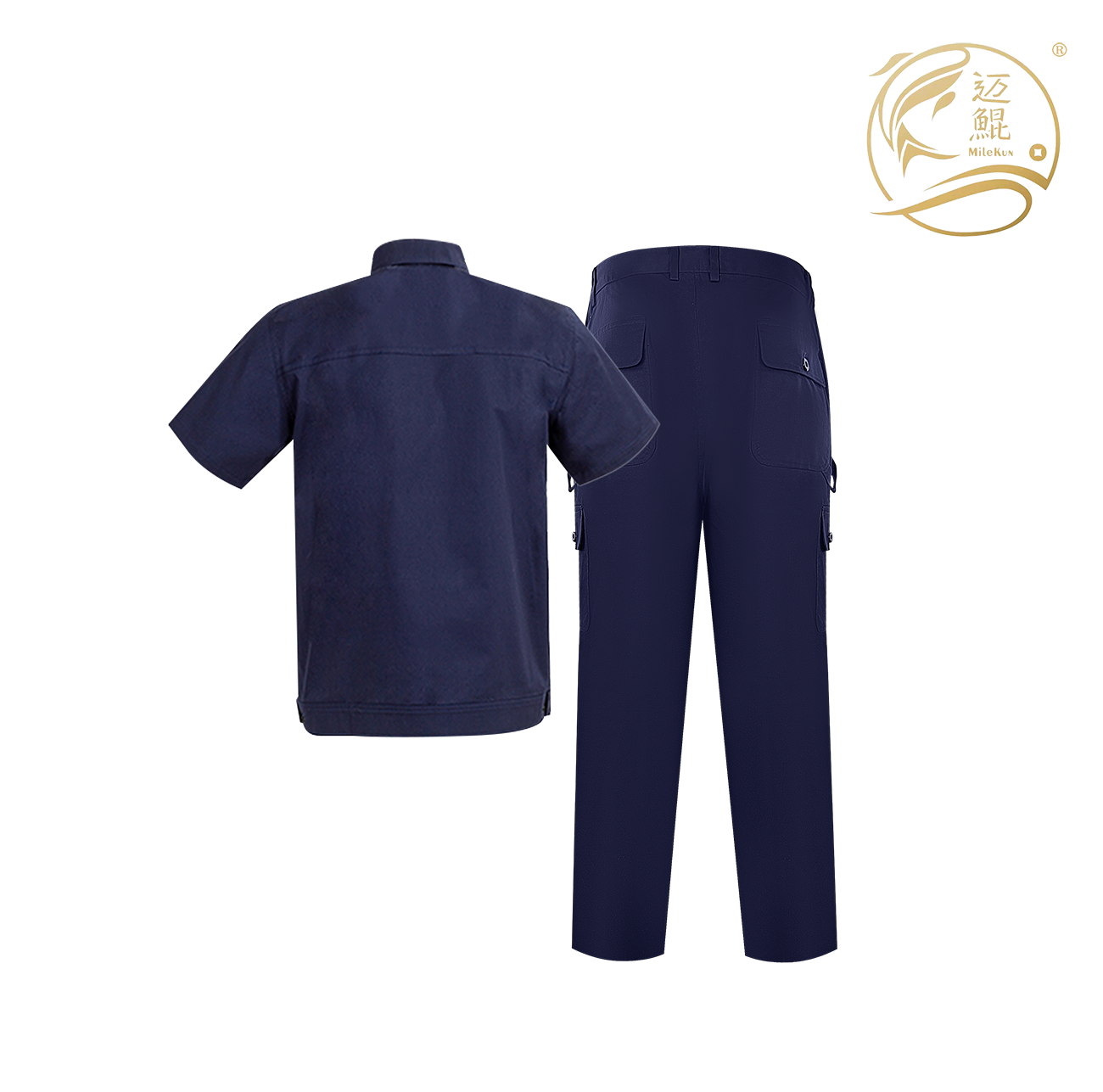迈鲲涤棉夏季工作服B06032500高清大图