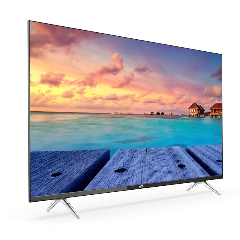 aoc液晶平板电视70英寸智慧大屏显示器4k全面屏hdr10bit色彩安防监控