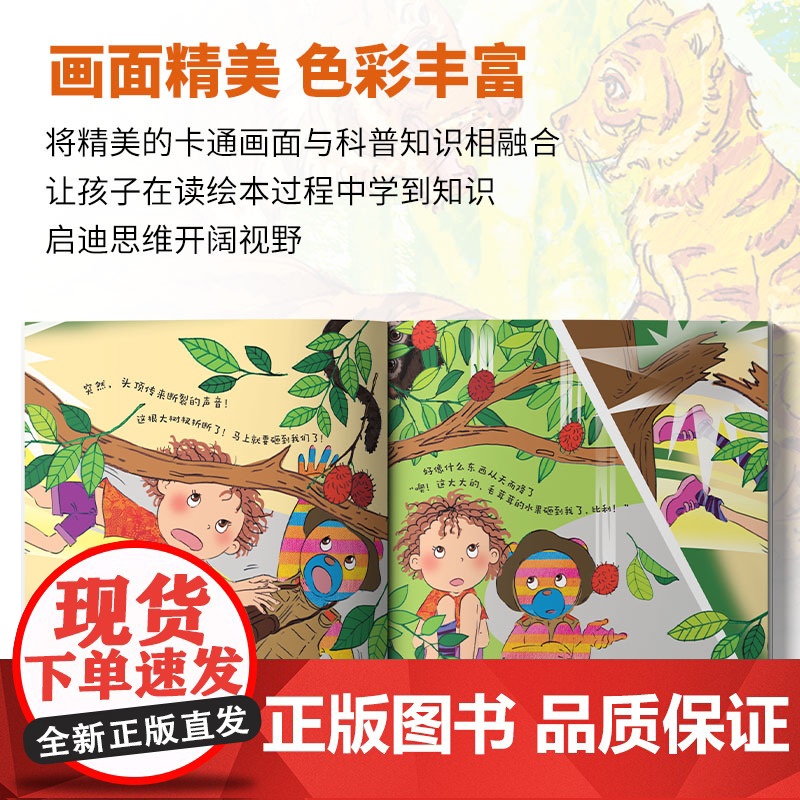 给孩子的生态小百科全6册 儿童绘本3一6科普启蒙读物4四五六岁幼儿童话故事书 幼儿园中班大班阅读绘本经典必读老师图画书适高清大图