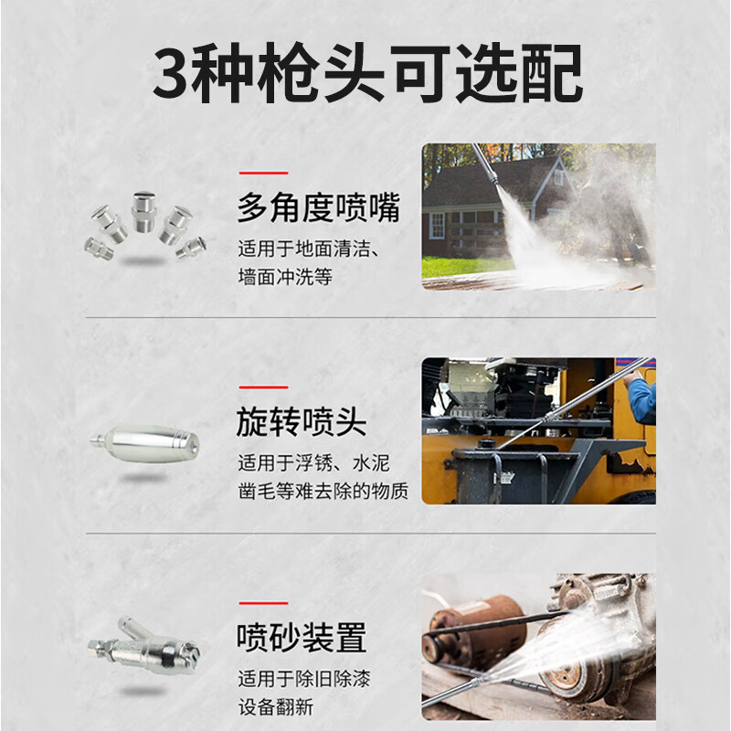 扬子(YANGZI)清洗机4.5kw 180公斤压力220V进口AR泵 YZ-AR18(220v)高清大图
