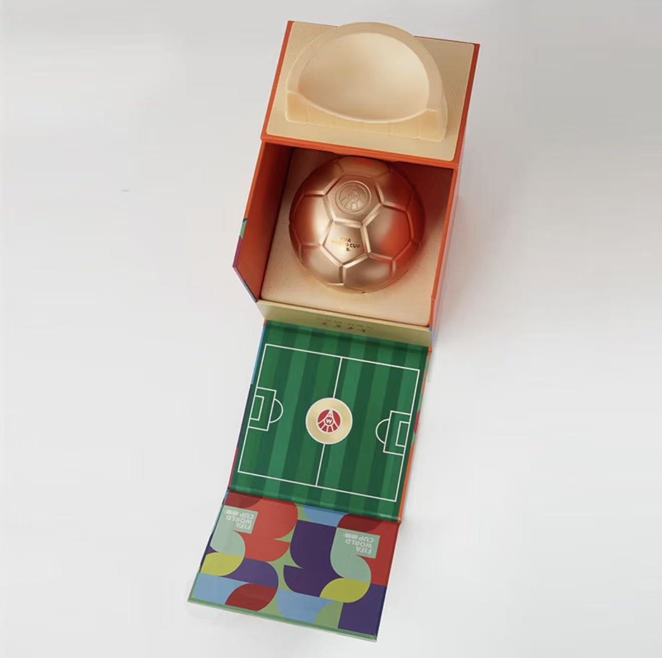 五粮液 火爆金球 世界杯官方联名款 52度500ml*1盒 浓香型白酒高清大图