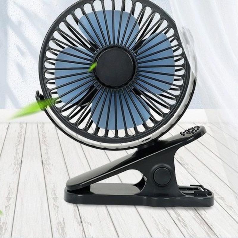 迷你usb小风扇学生宿舍夹子小型充电便携式桌面台式床上静音电扇直充