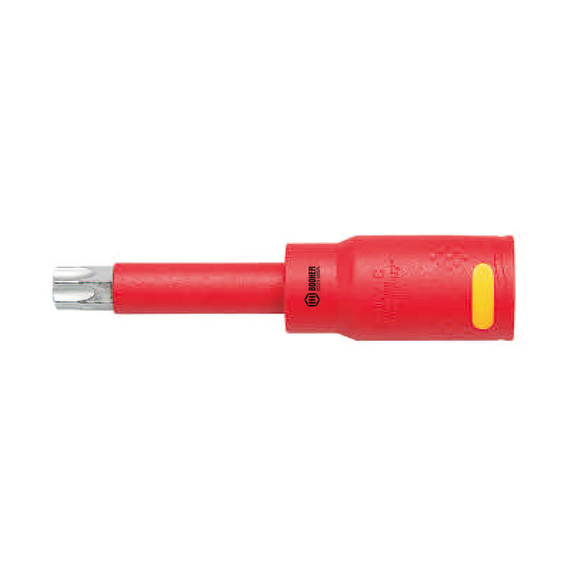 宝合(BOOHER)1/2“双色绝缘花型旋具套筒T10x120mm YX