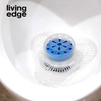 栎捷时(LIVING EDGE）LEJCL-01鼠山男小便池香块过滤网除臭厕所香片清香型防溅垫2个/包（ 单位：包）蓝色