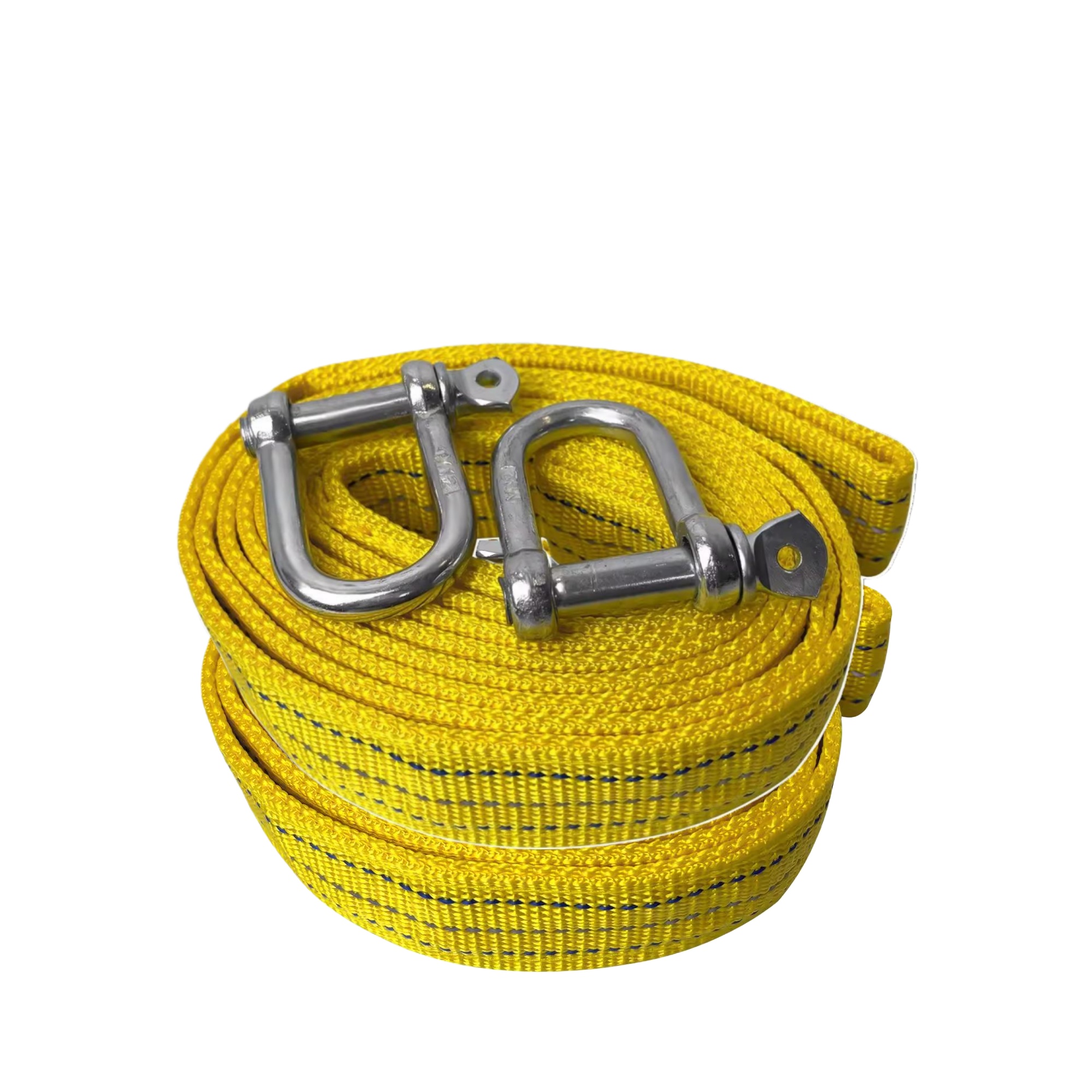 冰将 拖车绳加厚牵引勾拖车带专用绳子 3米5吨 套高清大图