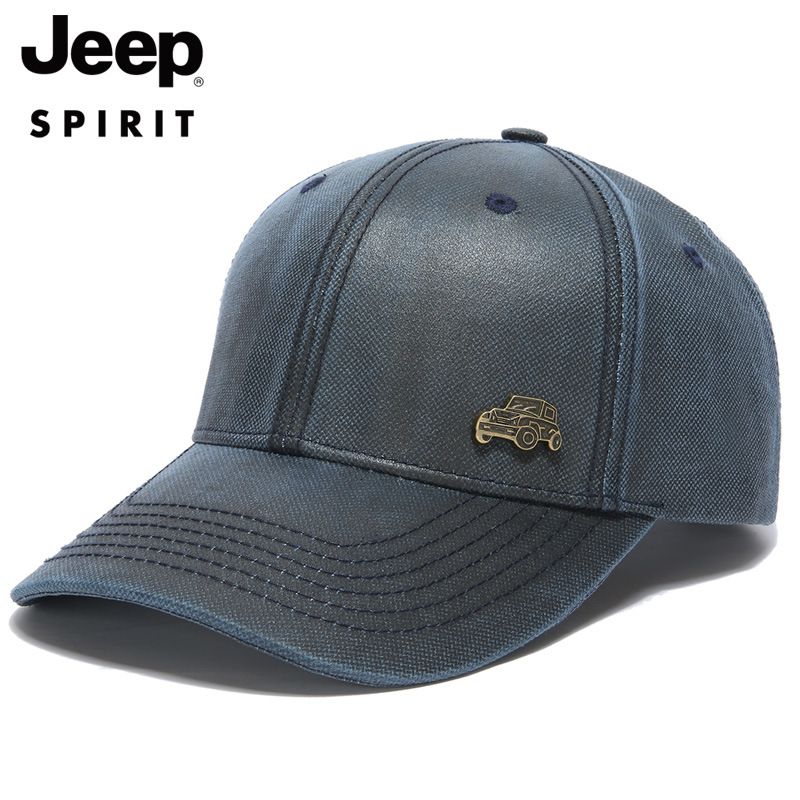 JEEP SPIRIT吉普复古做旧棒球帽男士春秋季休闲鸭舌帽