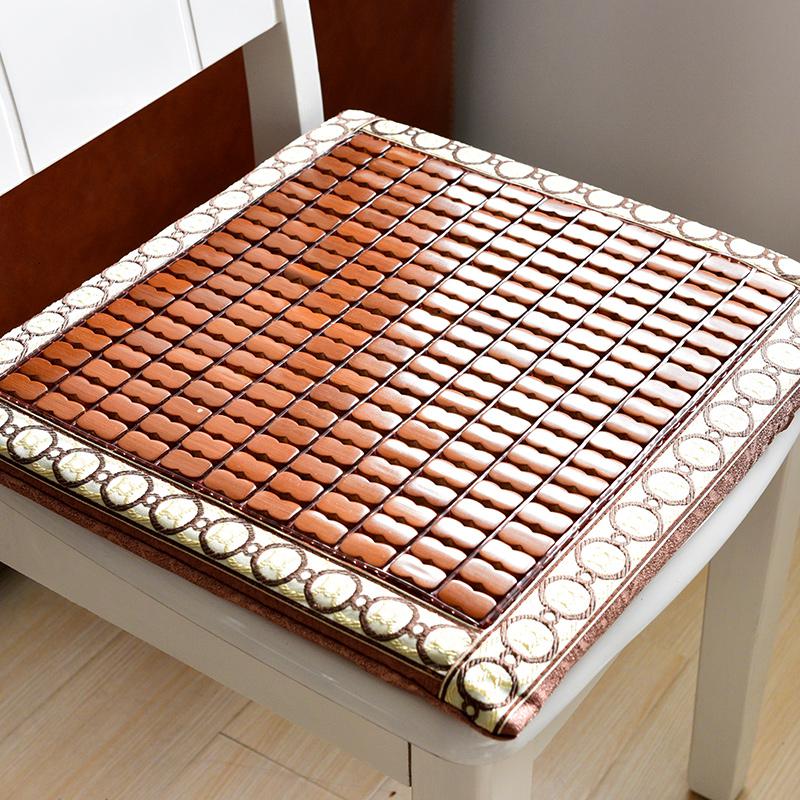 家柏饰(CORATED)夏季麻将凉席椅子竹坐垫夏天透气学生办公室椅垫座垫凳子屁股垫子高清大图