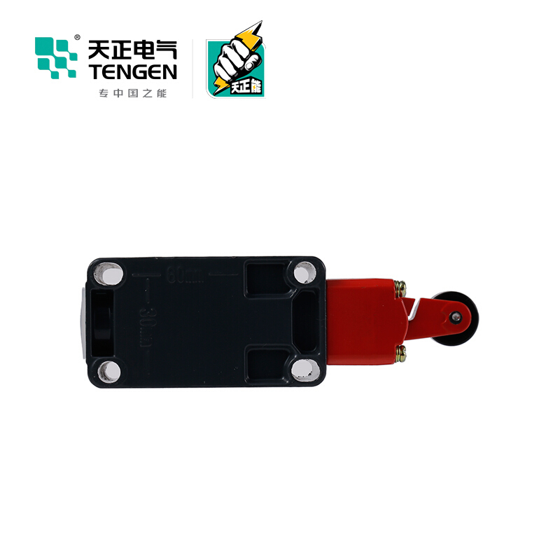 天正电气 LXP1 单摇杆 转动 单轮 自动复位 摇杆任意角度安装 1NO+1NC 金属 限位开关