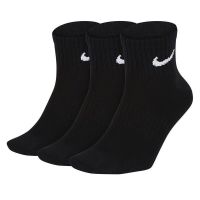 NIKE耐克袜子运动休闲舒适透气中性短袜运动袜三双装SX7677-010 Cos SX7677-010