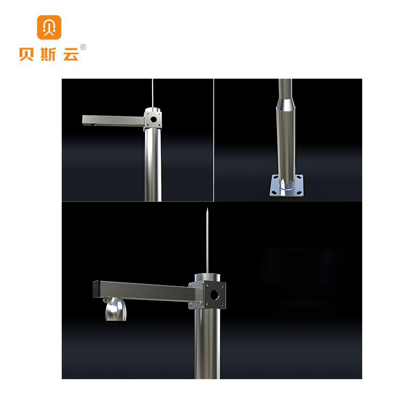 贝斯云 监控立杆 高3米304不锈钢 个高清大图