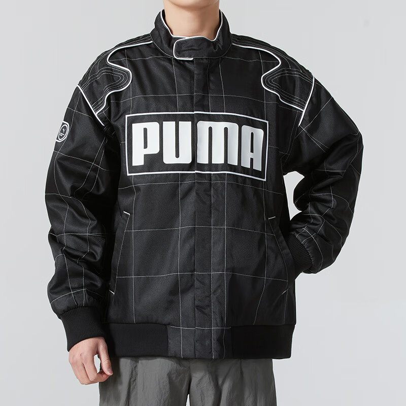 彪马(Puma)棉服男装女装新款情侣运动服保暖时尚休闲夹克外套 631974-01 ZP高清大图