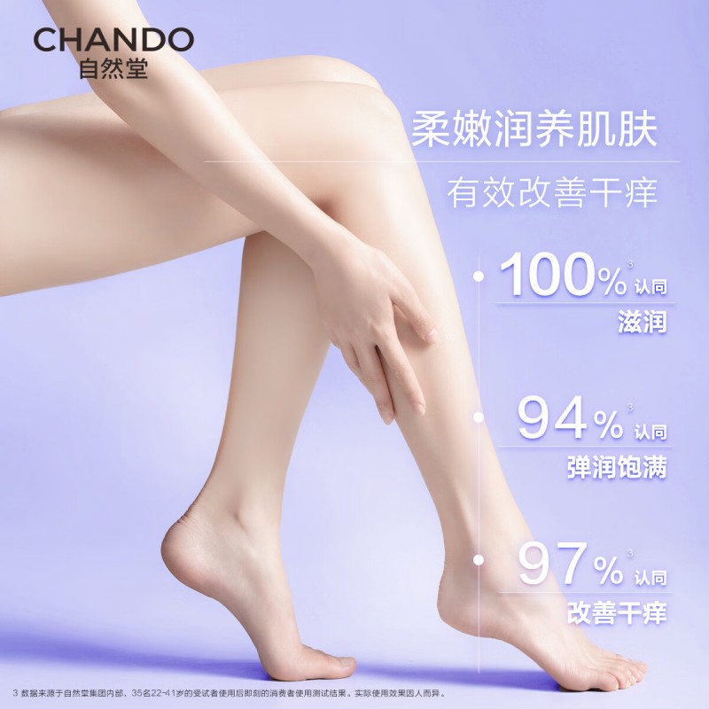 自然堂 水嫩保湿 柔滑美体乳600g高清大图