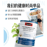 [精美礼盒]Swisse斯维诗乳清蛋白粉香草味450g*2罐蛋白质粉健身运动粉 送长辈礼品