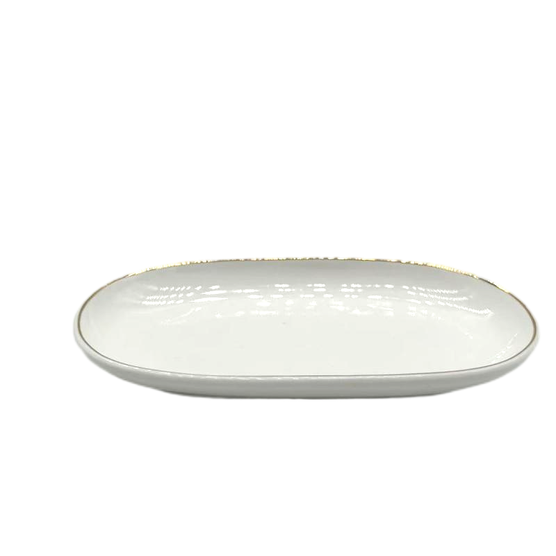 先互丁 骨瓷陶瓷毛巾碟 16*9cm 个高清大图
