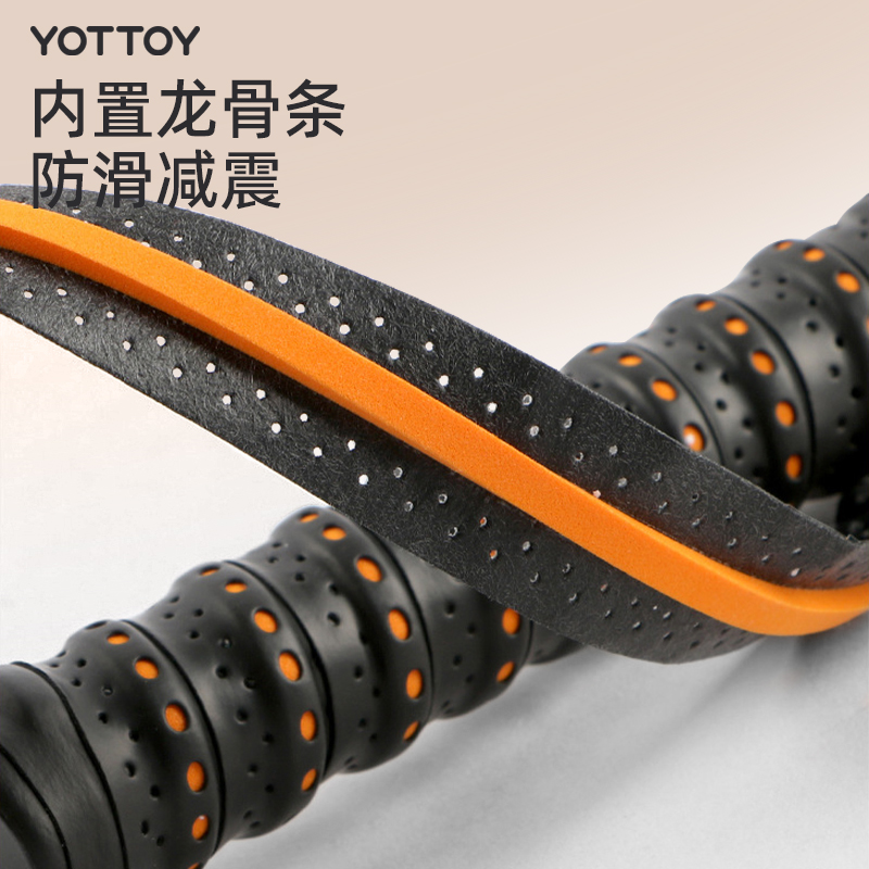 yottoy羽毛球拍手胶龙骨吸汗带专业防滑吸汗网球手柄缠绕带双色防汗透气高清大图