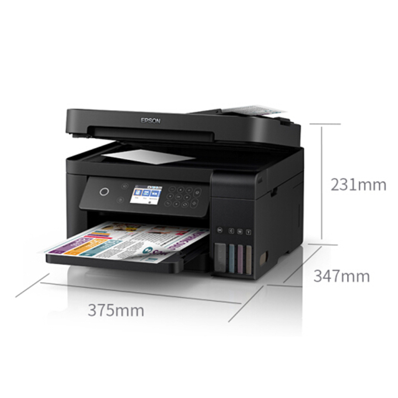 爱普生(EPSON) L6178 墨仓式打印机 自动双面办公家用彩色喷墨一体机高清大图