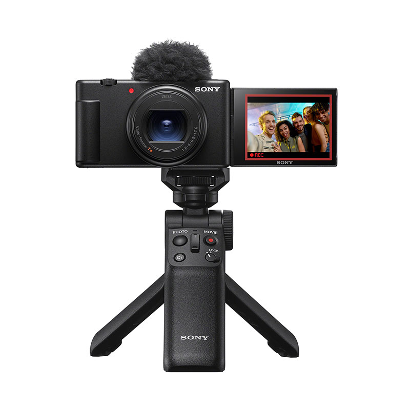 索尼(SONY)超广角变焦Vlog相机 ZV-1M2/BC 黑色 蓝牙手柄Vlog套装高清大图