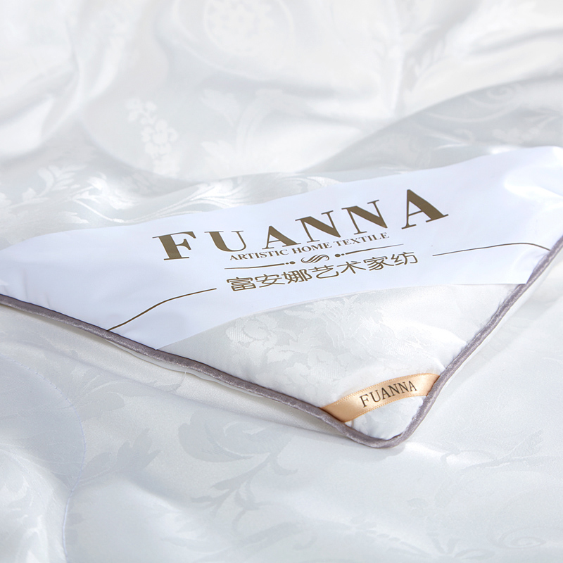 富安娜(FUANNA)锦瑟年华提花桑蚕丝 夏被高清大图