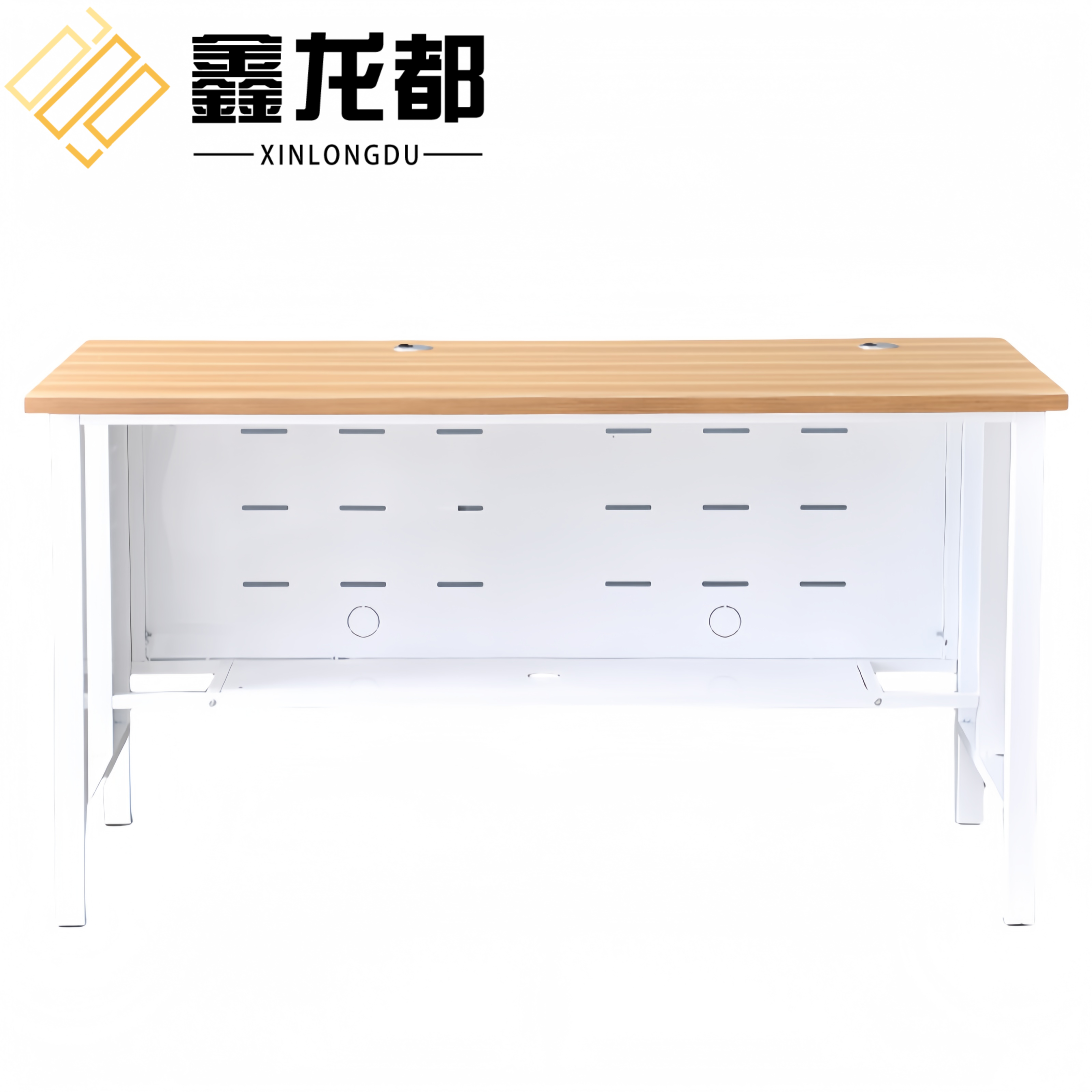 鑫龙都电脑桌1.4m台高清大图