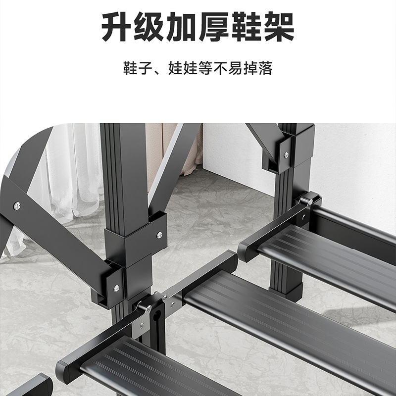 户外晾衣架落地室外阳台家用庭院晾晒衣架别墅防风露台加粗加厚 晾衣架 SHX-023 个高清大图