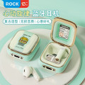 洛克(ROCK) RAU0755 蓝牙耳机无线耳机TWS蓝牙5.0情侣款卡通潮玩创意高颜值生日礼物送女友送男朋友
