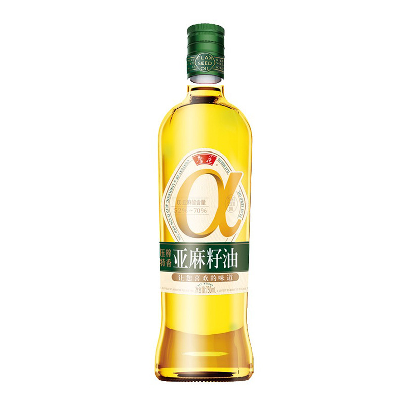 鲁花 食用油压榨特香亚麻籽油 750ml
