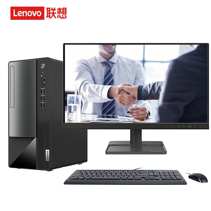 联想(Lenovo)扬天T4900K商用台式电脑21.5英寸显示器(I5-13400 16G 1T+512G固态 Win11 官方标配高清大图