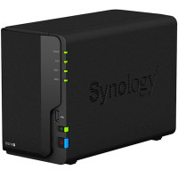 群晖 (Synology) DS218+ 专用 存储 NAS 服务器 （定制8T机械硬盘）