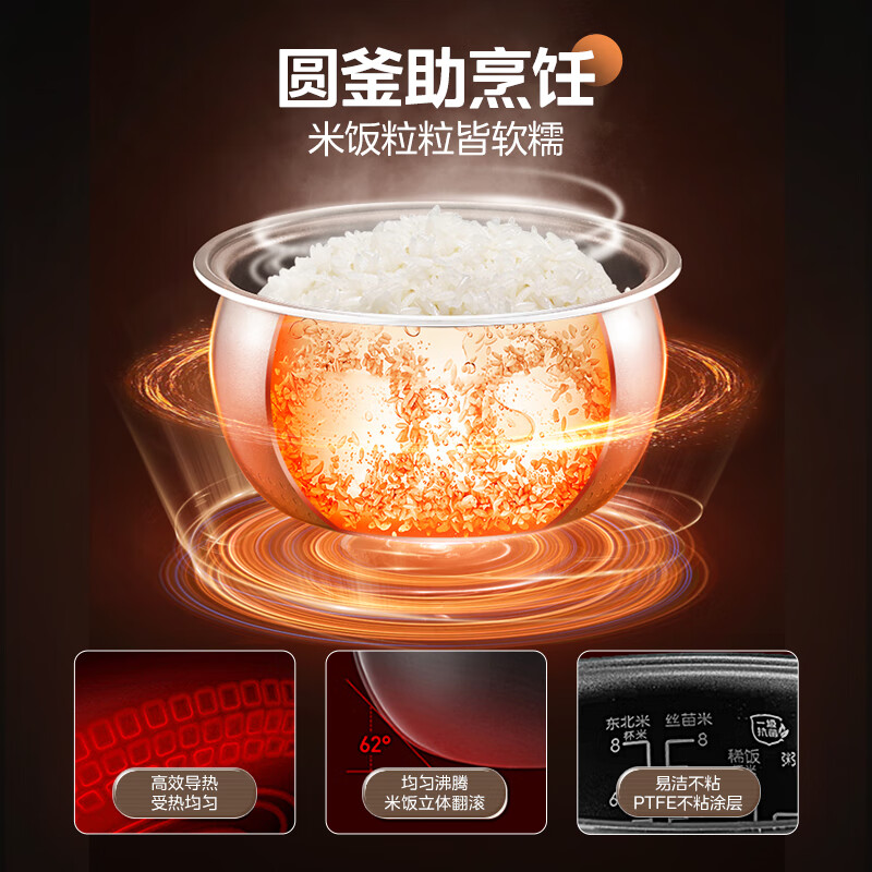 美的全智能电饭煲MB-RE473高清大图