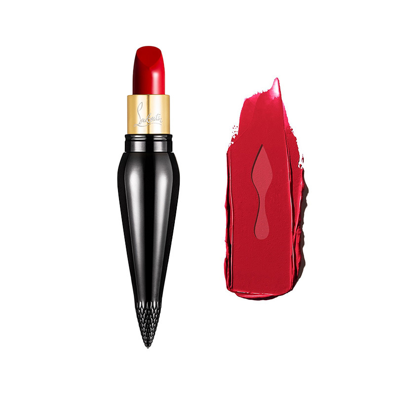 CHRISTIAN LOUBOUTIN 柔滑缎光唇膏 #001经典红 萝卜丁 女王的权杖